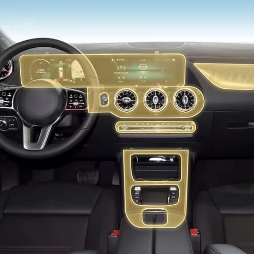 Film protection TPU Mercedes AMG GLA 2021-2024 console centrale et écran LCD PPF