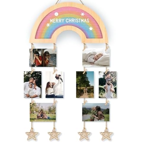 CJIAWYS Rainbow Photo Frame Cover