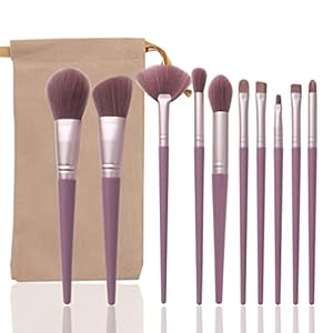 MADALIAN Makeup Brush Set of 10 Soft Hair Makeup Brush Loose Brush Son Full Set of Makeup Tools Loose Brush