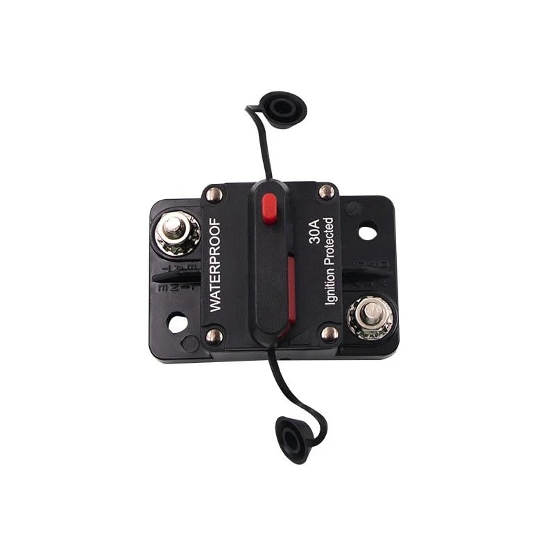 Car Self-Recovery Fuse Holder Switch High-Current Fuse Holder Solar Battery RV Yacht Circuit Breaker 100A 200A 300A(50A)