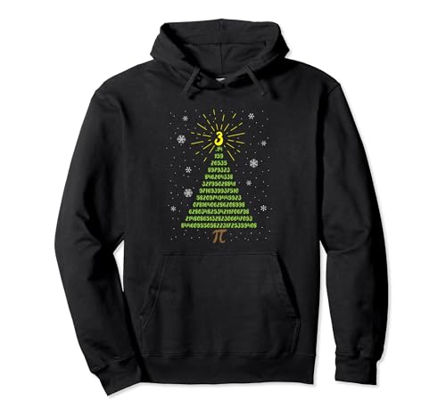 Funny Pi Tree Christmas Math Teacher Ugly Sweater Sudadera con Capucha