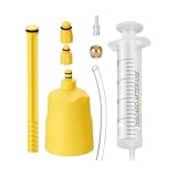 -Entlüftungsset – Hydrauliköl-Einspritzset, Fahrrad-Entlüftungsset, 20-ml-Flüssigkeitsfüllsystem-Werkzeug | Geeignet für -Radfahren, Bremsservice, Scheibensystem, Reparatur, Einstellung, Wer