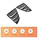 Daeiclru Rear Side Window Louvers Compatible with Nissan 370Z 2009-2020, Rear Side Window Louver Decorate Cover, Air Vent Scoop Shades Cover Accessories (Carbon Fiber Pattern)