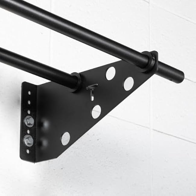 Titan Fitness Wall Mounted Medicine Ball Rack Storage Shelf, 51 Long Exercise Ball Storage for Wall Balls, Med Balls, Slam Balls, Basketballs, Soccer Balls, Fit Up to 6 Med Balls