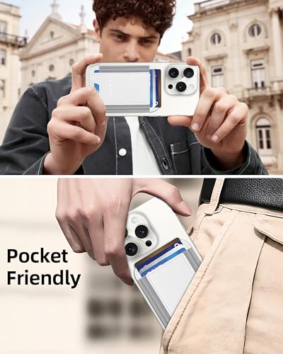 image for HiWe for MagSafe Wallet, Strongest Magnetic Wallet for iPhone 16/15/14