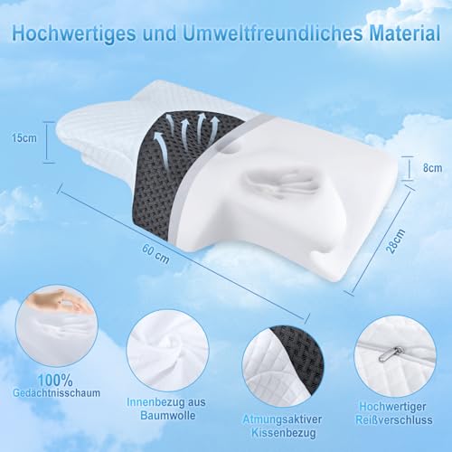 Nackenstützkissen SAHEYER Memory Foam Nackenkissen