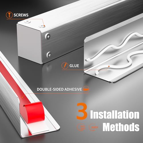 Image of 304 Stainless Steel Wall Corner Guards (10, Silver, 0.5x0.5x96) No adhesivey