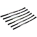 Side Skirts for Opel Corsa 2001-2012, Side Skirts Car Side Skirt Extensions Side Skirt Spoiler Car Accessories,Green