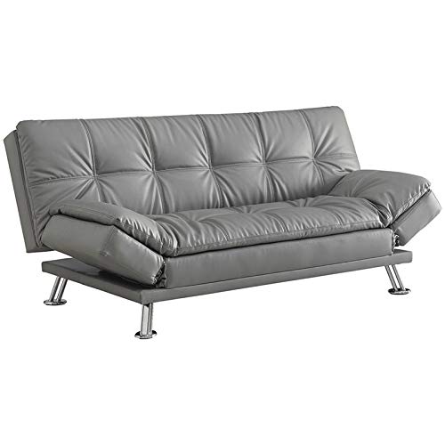 Coaster Fine Furniture Dilleston Sofa Bed With Adjustable Armrests Grey #TOP2