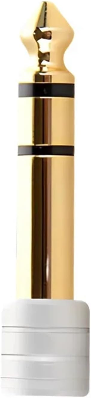 3 Pole Microphone Adapter Stereo Headphone Jack Audio Plug Male to Female 35 Mm 635mm(5pcs)