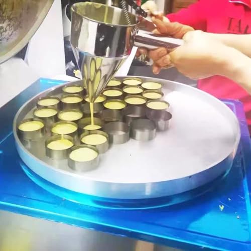 Foto von DEWIN Edelstahl Backtrichter,Teigdosierer Edelstahl Edelstahl BacktrichterKuchen Desserts Kochutensilien mit Gestell für Home Kitchen Bakery Verwendung