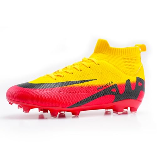 DASHANGYAN Football Boots High Top Youth Football Shoes Mens