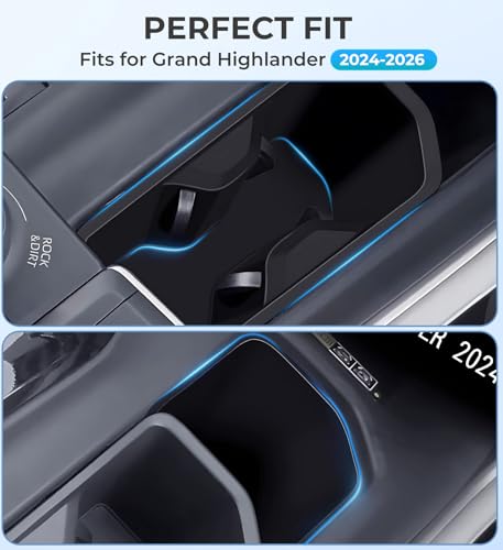 2 Insertos para Portavasos Toyota Grand Highlander 2024-2026 miniatura 2