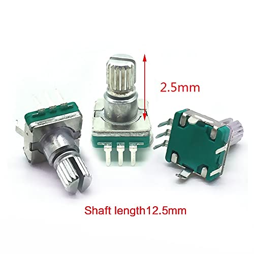 Codeur rotatif EC11 pour interface domotique et bouton de réglage de luminaire connecté 5pcs - 6