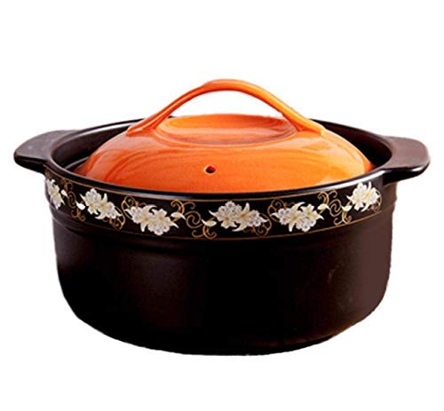 Cocotte en argile anti-choc thermique pour cuisiner sainement sans brûler