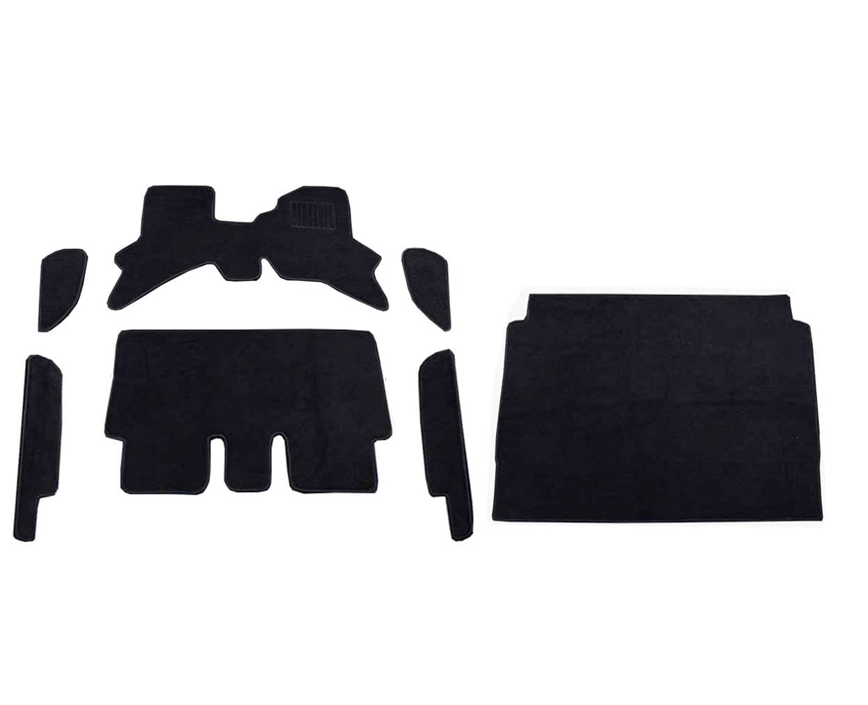 エブリィワゴン DA64W フロアマット ステップマット 一台分 ブラック スズキ エブリィワゴン DA64W フロアマット+ステップマット+