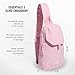 adidas Essentials Crossbody – Athletic Sling Bag with Phone Pocket, True Pink, One Size