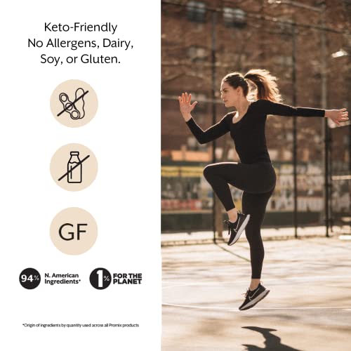 PROMIX Vegan Protein Powder | Dairy, Non GMO, Gluten (Vegan + B12, 5 Pound)