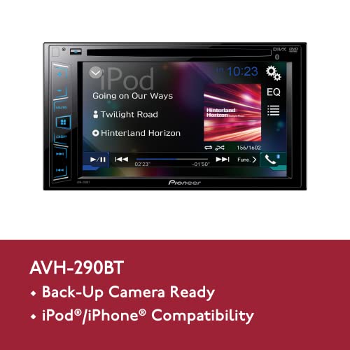 Pioneer Avh-290Bt 6.2" Resistive Touchscreen, Bluetooth, Back-Up Camera Ready - Digital Media Dvd Receiver #TOP4