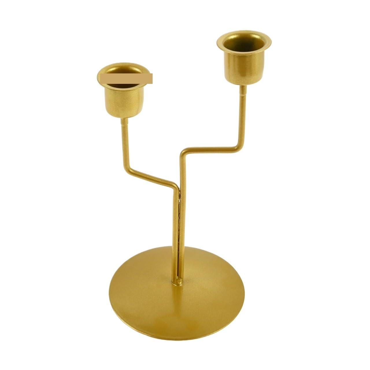 Candle Holder for Pillar Candles Stable Base Table Centerpiece Candlestick for Mantel Fireplace Dining Desktop Home Decor(Model F)