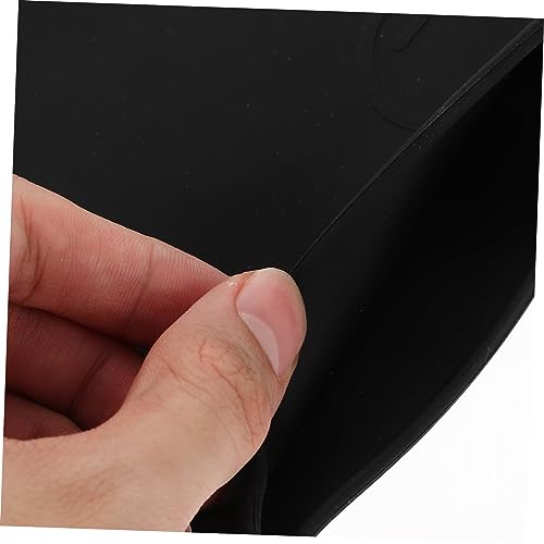 Cubiertas para zapatos impermeables y antideslizantes de silicona, 1 par, talla L, color negro, para mujer miniatura 4