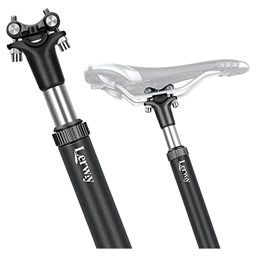 Suspension Seatpost Bike Seat Post: Bicycle Seat Post Shock 27.2 30.9 31.6 mm Aluminum Alloy Bike Seat Shock Absorber Damper Seat Post for MTB/ Road/ BMX Bike