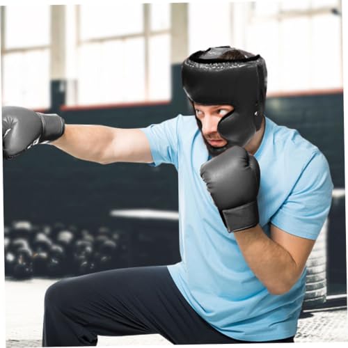 Casco de boxeo y sparring para lucha kickboxing y karate ajustable 7