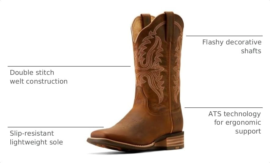 Image of ARIAT Women's Olena Wide Square Toe Western Boot