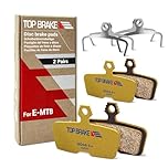TOP BRAKE Scheibenbremsbeläge für Elektrofahrräder, kompatibel mit SRAM/AVID Code R, RE, RSC/Guide RE/G2 RE/DB8 | E-Bikes, Fahrradparkplatz | E-Bike-Verbindung, langlebig, Gold(2 Paar)