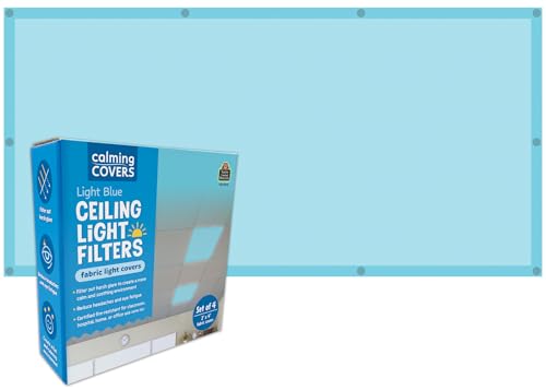 Teacher Created Resources Light Blue Calming Covers Ceiling Light Filters by Teacher Created Resources - Used condition - US$33.51