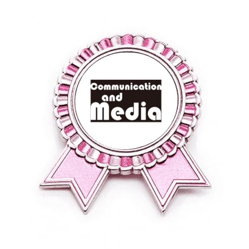 Broche noire pour médaille Rose Major Communication taille M pour cérémonie