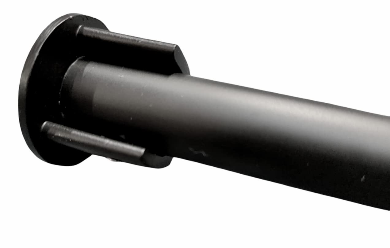 Asta Per Tende In Ferro Battuto 20 Mm - Lunghezza 1,20 M Colore Bianco Opaco Con Supporti A Parete - 2