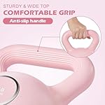 KHTO Kettlebells Fitness Exercise-Pink Strength Training Kettlebell Sets,Dumbbell Weights for Home Gym Equipment - Image 4