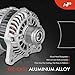 A-Premium Alternator Compatible with Nissan Altima 2013-2018 2.5L, 12V 110A 6-Groove Clutch Pulley Clockwise, Replace# 231003TA1B, A2TJ1891ZC