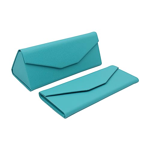 Image of Real Sic Glasses Case for Men and Women - Magnetic Folding Hard Shell Sunglass Holder - Inspired by Solid Color