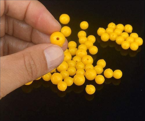 Xhope4U Simulation Fake Corn Soft Baits Ball Carp Fishing Lures Floating Baits Ball With Nice Scent For Carp Fishing,Trout Fishing,Cat Fish,Ball Shape,50 Pcs #TOP4
