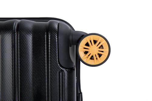 Stylish Compact Carry-On Luggage for Travel - Durable Black Suitcase for Business Trips4