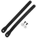 KICHOUSE 2 Stück Rollschuh Schnallenriemen mit Schrauben Austauschbare Ersatzriemen für Rolle und Eishockeyschuhe Langlebiges Zubehör für Sicheren Halt Beim Skaten
