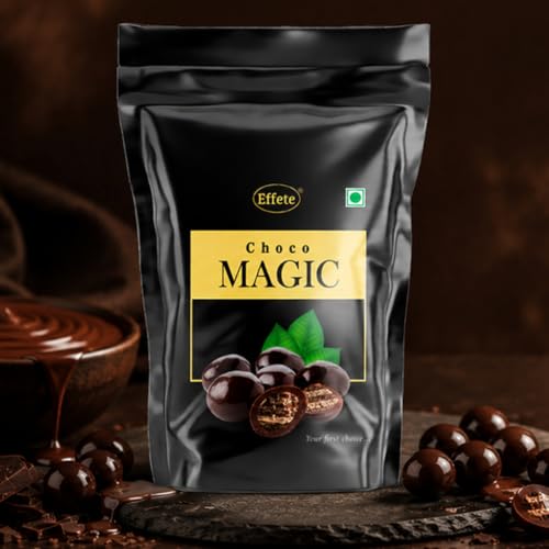 Image of Effete Choco Coated Assorted Chocolate Dryfruits (Almond, Butter Scotch, Choco Magic) Standy Pouch - 40gm, Chocolaty Dryfruits, Assorted Dryfruits packet, chocolates gift pack, chocolate box