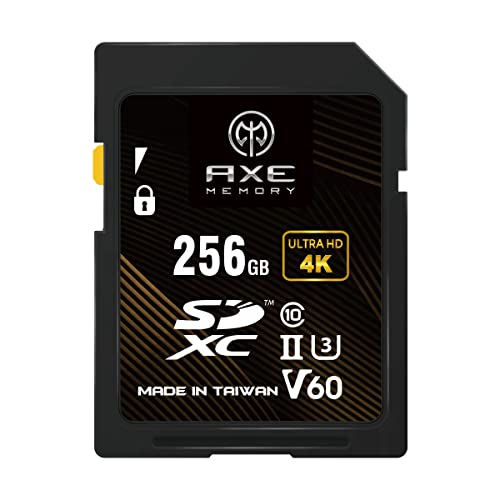 Amazon.co.jp: AXE SDカード V60 UHS-II 256GB 転送速度245MB/s 4K UHD