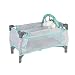 Adora Baby Doll Crib Zig Zag Deluxe Pack N Play, Fits Dolls up to 20 inches, Bed/Playpen/Crib, Changing Table, Mobile with 3 Clouds and Storage Bag