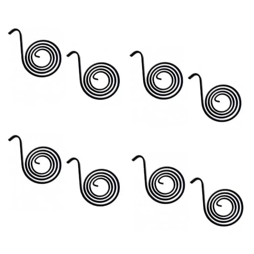 Vital All-Terrain 8 Pack Universal Flat Coil Spring for Dump Truck Tarp System Replaces Buyers 3011876 - Heavy Duty Torsion Spiral