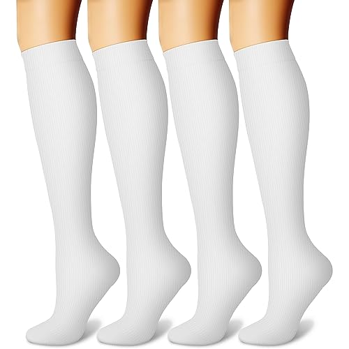 Image of Copper Compression Socks (3 Pairs), 15-20 mmhg is BEST Athletic & Medical for Men & Women, Running, Flight, Travel, Nurses - Boost Performance, Blood Circulation & Recovery