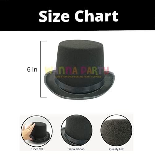 Image of Wanna Party Magician Tall Hat (Black)