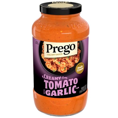 Image of Prego Creamy Tomato Pasta Sauce With Garlic, 23.75 oz Jar