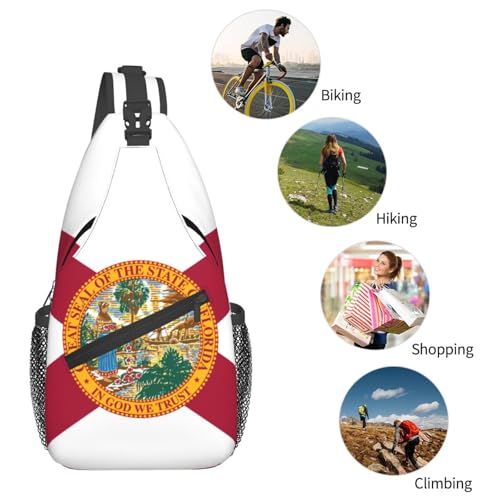 Bolso cruzado tipo bandolera unisex para viaje y senderismo miniatura 6