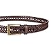 Dockers Mens Braided Belt, Wine, 44 US