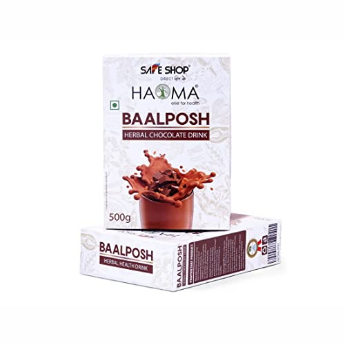 Image of Haoma By Sri Sri Tattva Baalposh Herbal Chocolate Drink 500g By Sri Sri Tattva