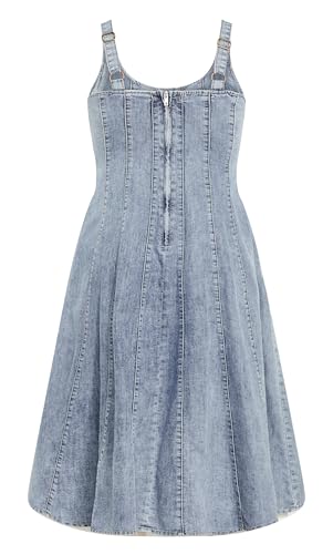 Image of City Chic Plus Size Dress, Lula Denim Dress