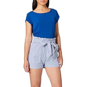 ONLY dames shorts ONLSMILLA STRIPE BELT DNM SHORTS NOOS